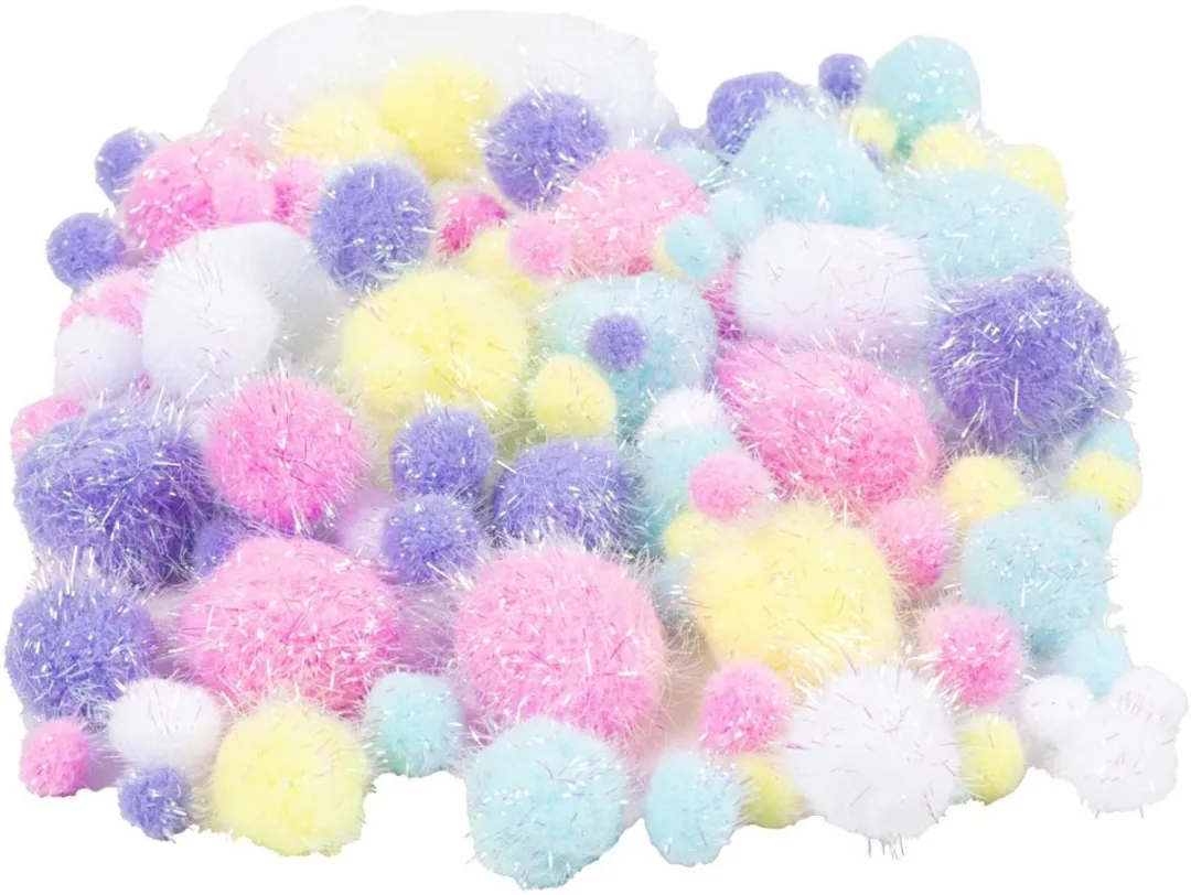 Creativ Company Pom-Poms 15-40mm - 75 Stuks