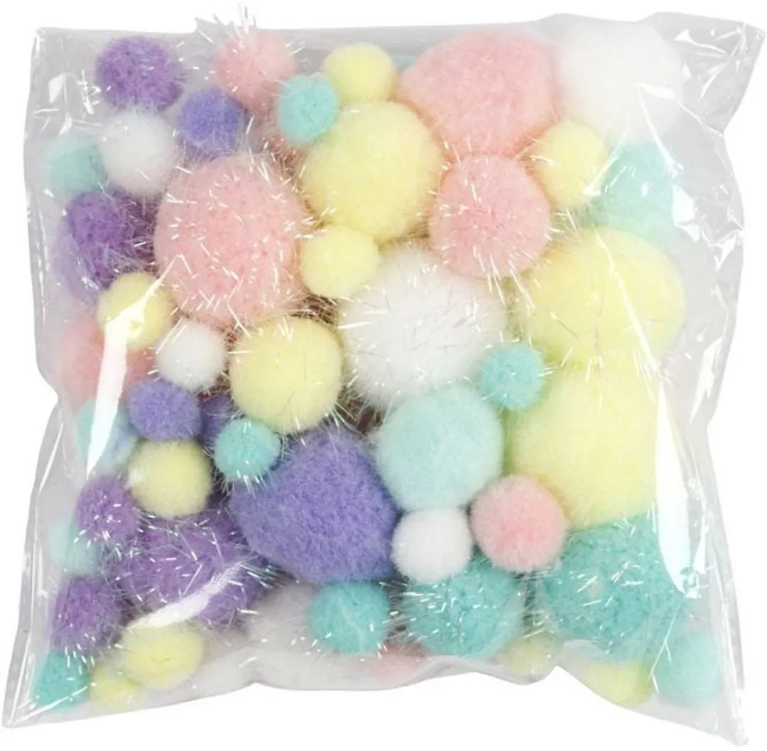 Creativ Company Pom-Poms 15-40mm