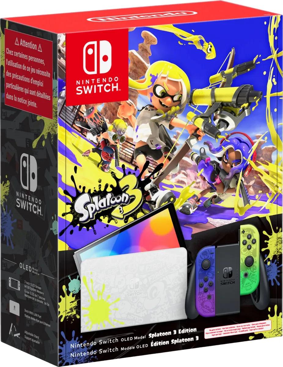 Nintendo Switch OLED Splatoon 3 Editie 64GB