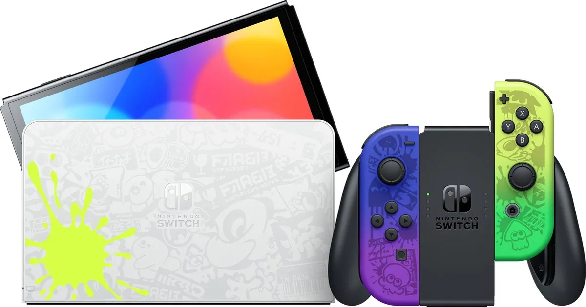 Nintendo Switch OLED Splatoon 3 Editie 64GB