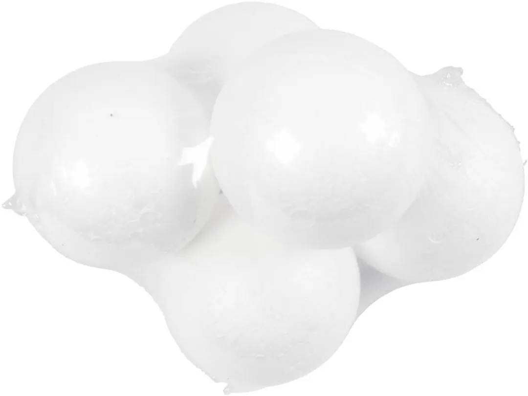 Creativ Company Styropor Ballen 8cm - 5 Stuks Wit