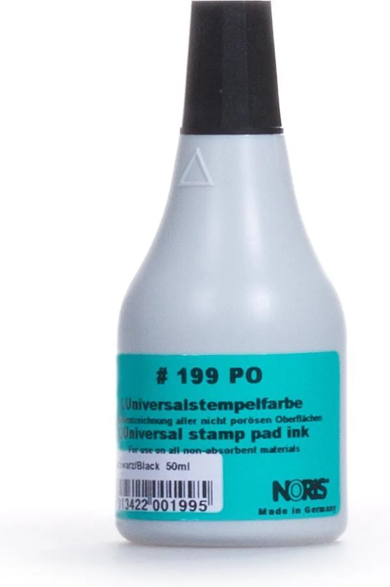 Noris Stempelinkt Zwart 50ml