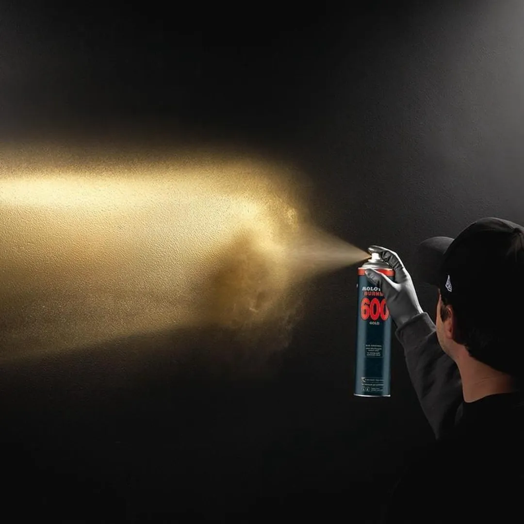 Molotow Burner 600ml Spuitbus Goud