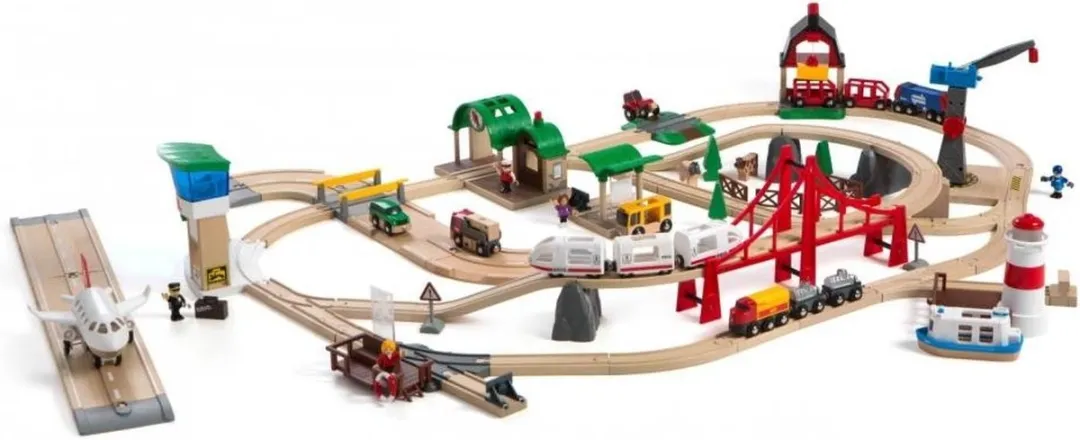 BRIO Premium Treinset World 33766 - 106 Stuks - Multi - afbeelding 6 van 6