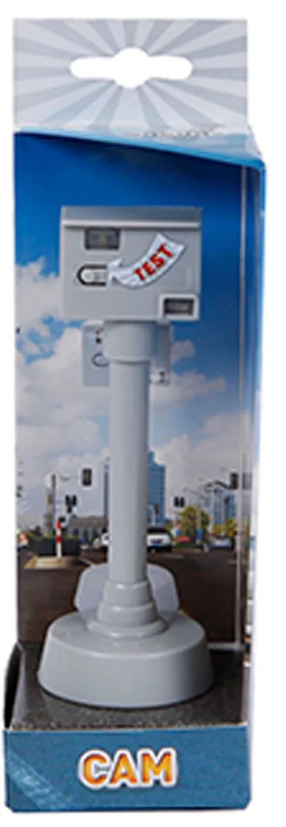 Kids Globe Flitspaal 570012 - Licht & Geluid - Grijs