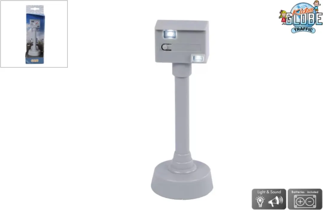 Kids Globe Flitspaal 570012 - Licht & Geluid - Grijs - afbeelding 6 van 6
