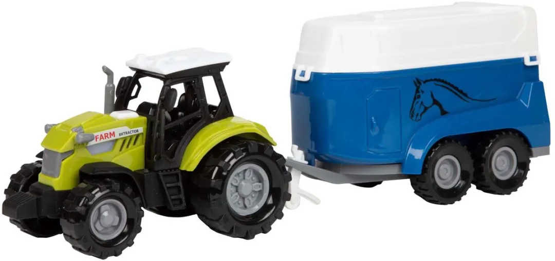 Toi-Toys Ackers Ville Tractor met Trailer 28117Z - Licht & Geluid - Multi kleuren