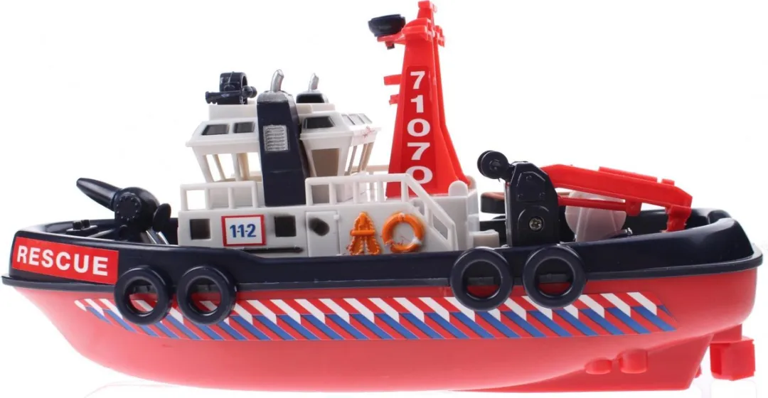 Johntoy City Rescue Havenboot 30cm