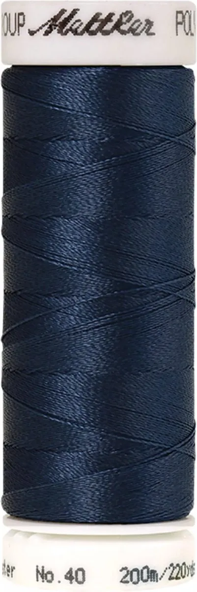 Amann Mettler Polysheen Borduurgaren 200m - Blauw