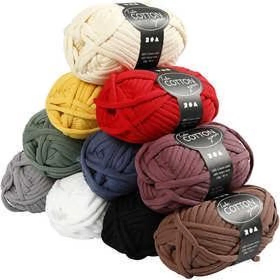 Creativ Company Textielgaren 10x100g - 10 Kleuren