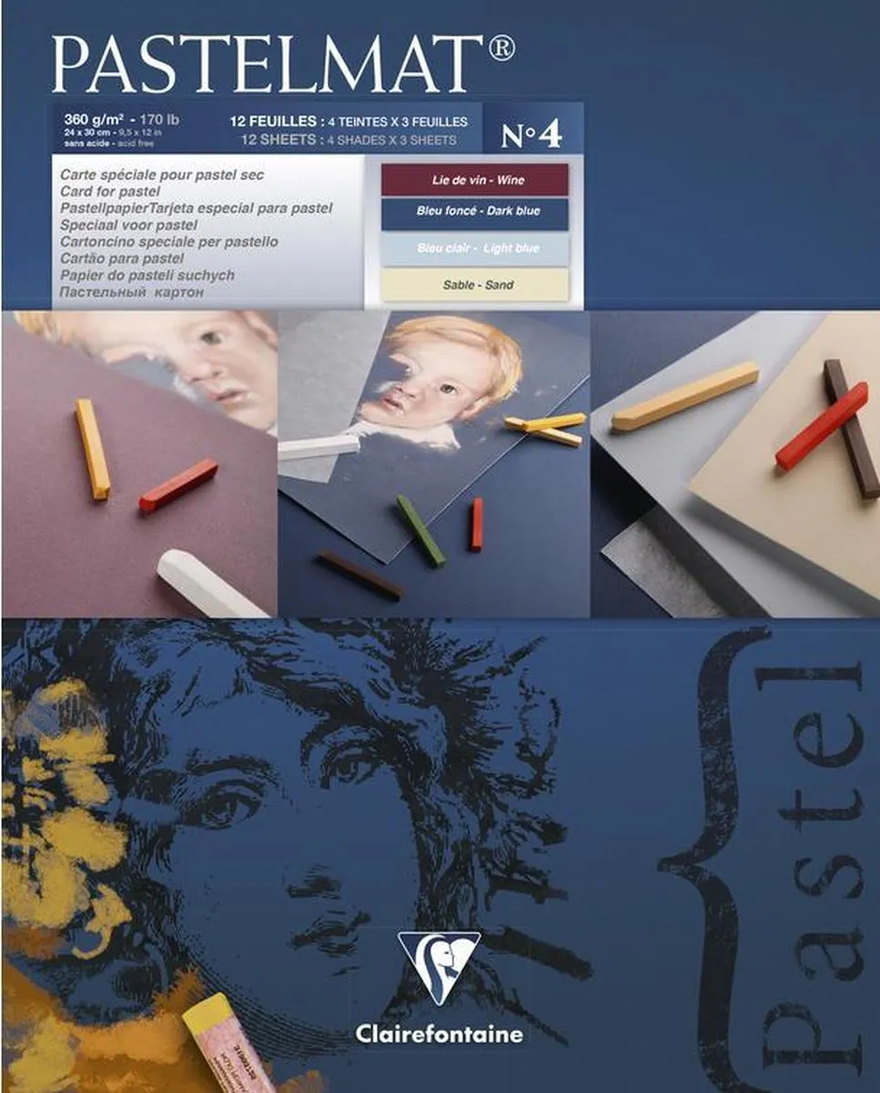 Clairefontaine Pastelmat No.4 - 360 g - 24x30cm - Sand