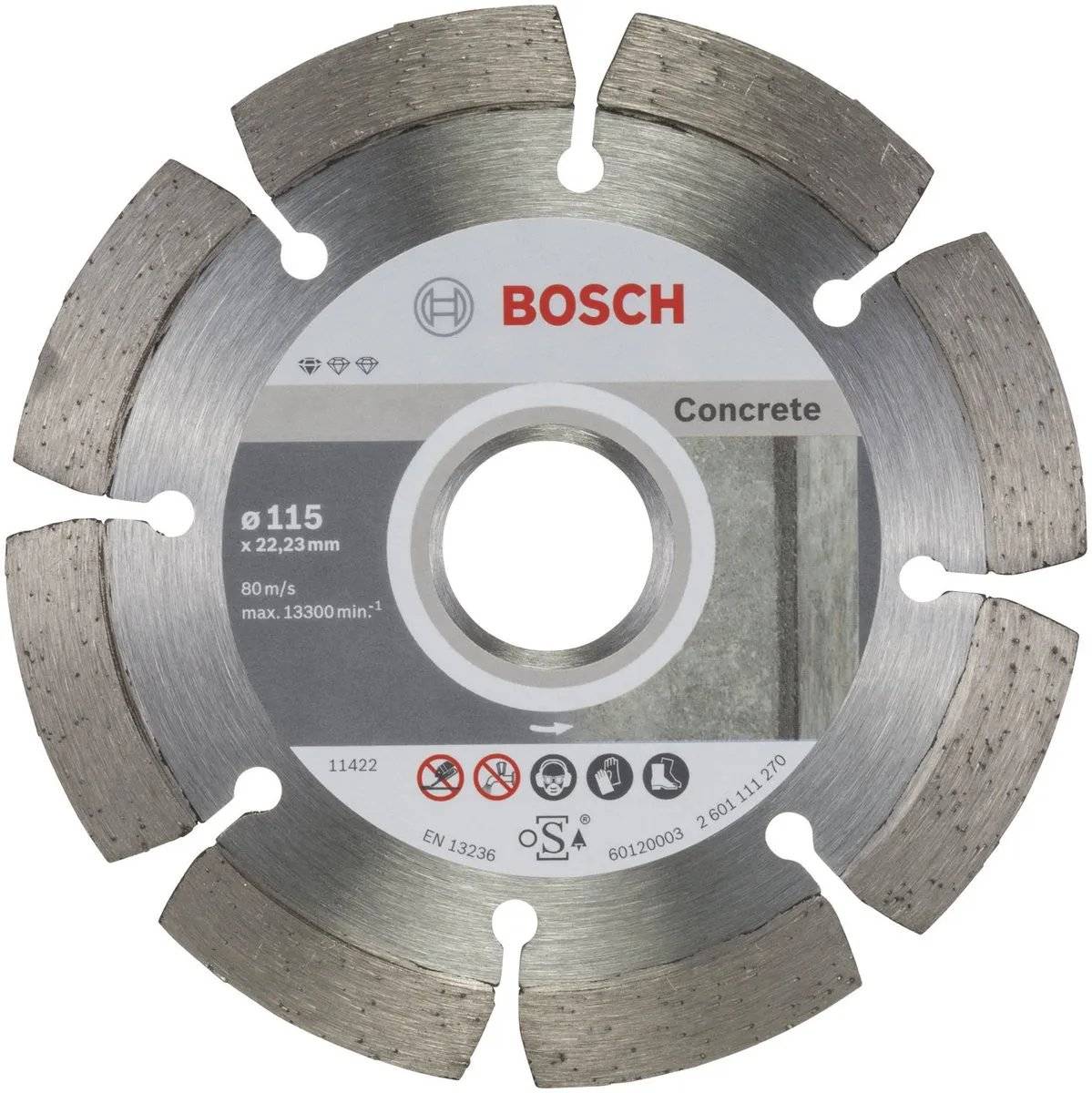 Bosch Diamantschijf 115mm 22,23mm Concrete Pro