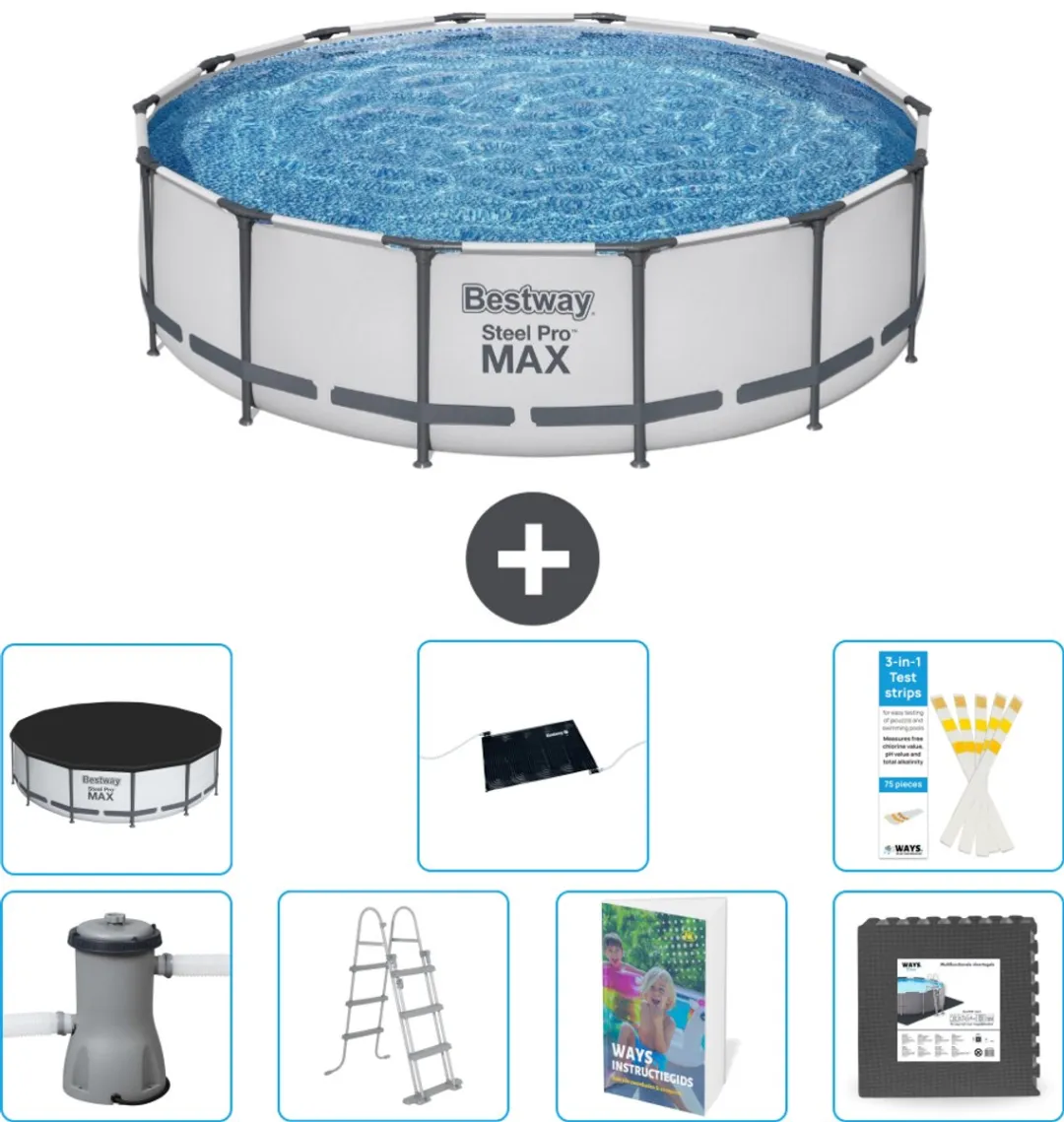 Bestway Steel Pro MAX Zwembad 427x107cm