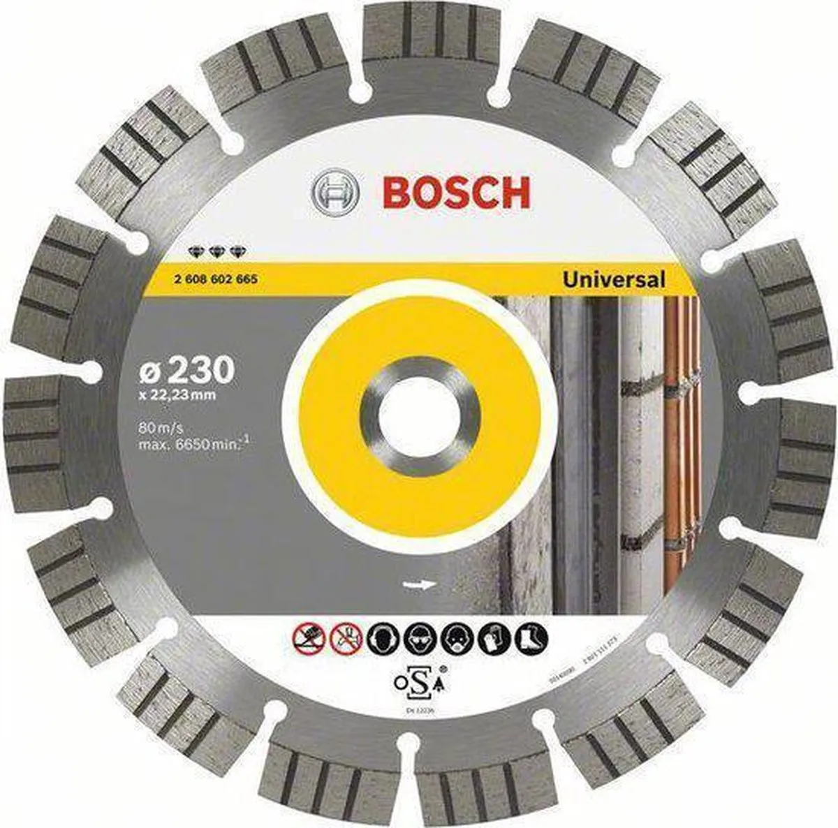 Bosch Diamantdoorslijpschijf 300x22,23mm Metaal