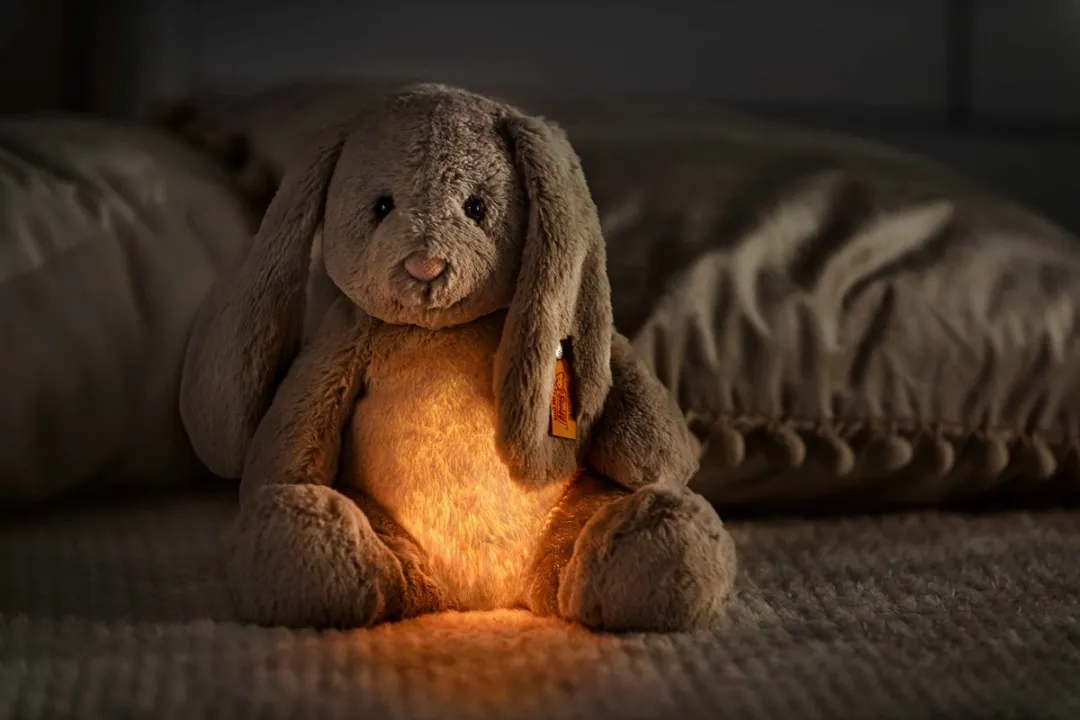 Steiff Nachtlamp Hoppie Konijn - Grijs