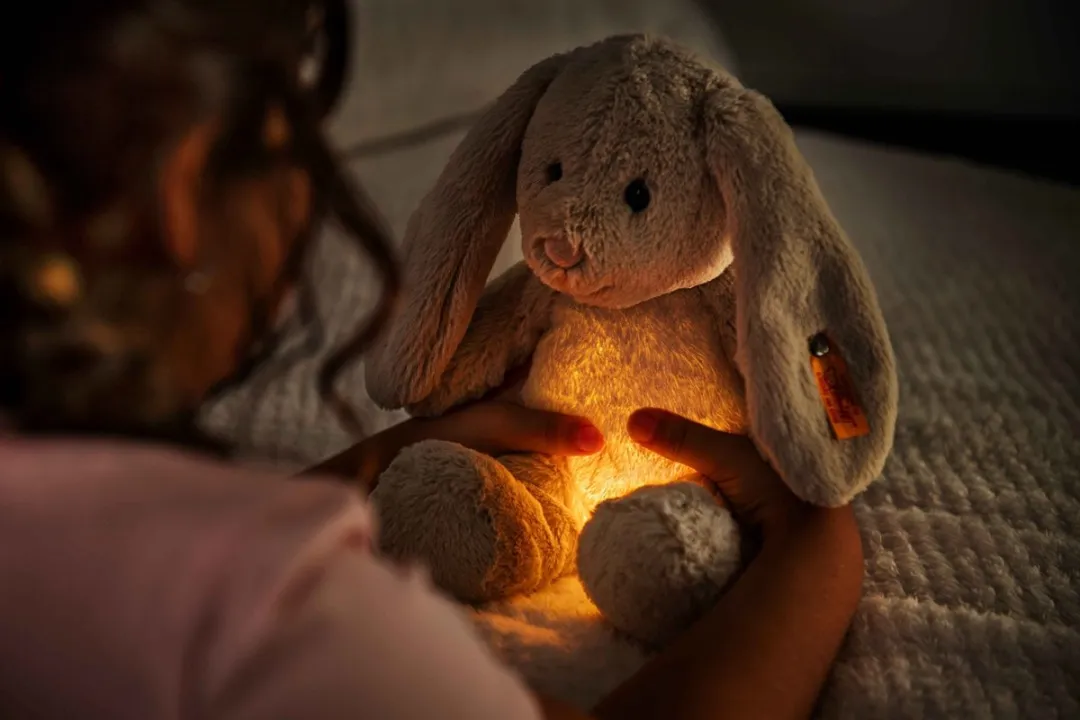 Steiff Nachtlamp Hoppie Konijn - Grijs