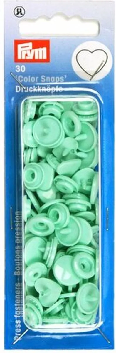 Prym Drukknopen Color Snaps 12,4mm Mint