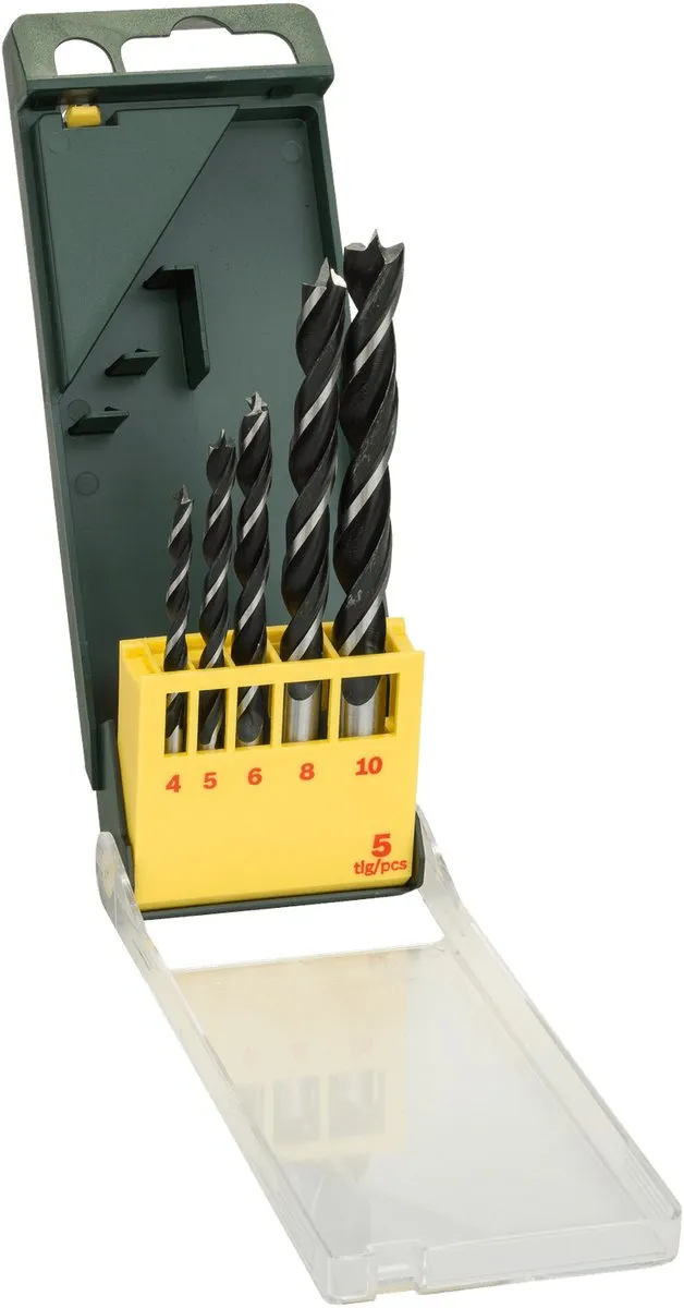 Bosch Houtspiraalboren Set 5-delig - Metaal - Ø4/5/6/8/10mm - afbeelding 6 van 6