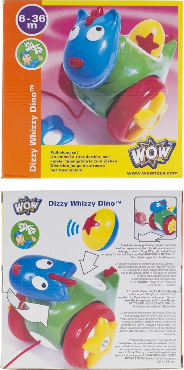 WOW Toys Trek Dino Dizzy Whizzy