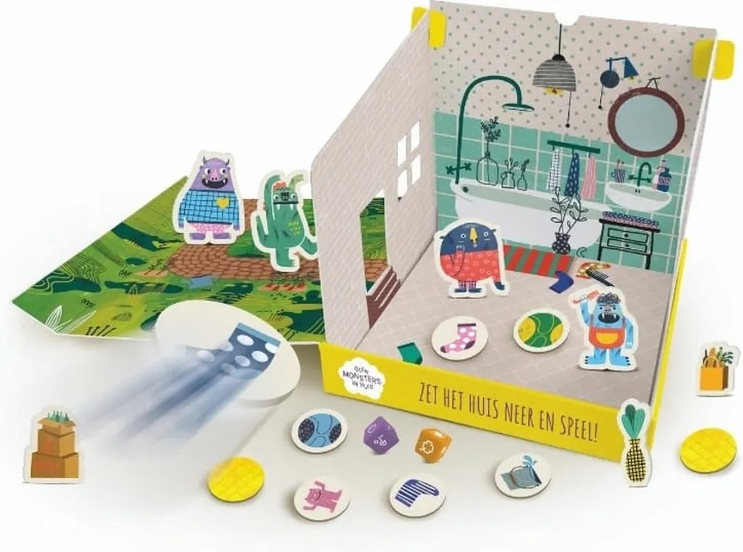 Geronimo Games Geen Monsters in Huis Pocketspel - 1-6 Spelers