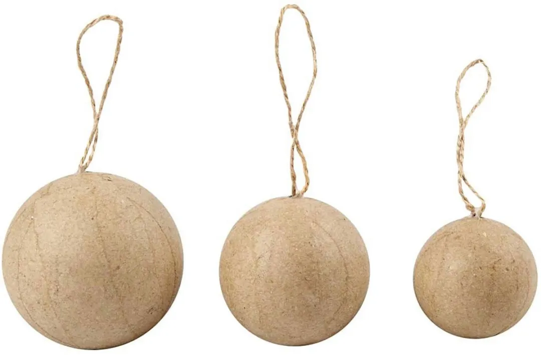 Creativ Company Handgemaakte Papier Maché Ballen - 105 Stuks