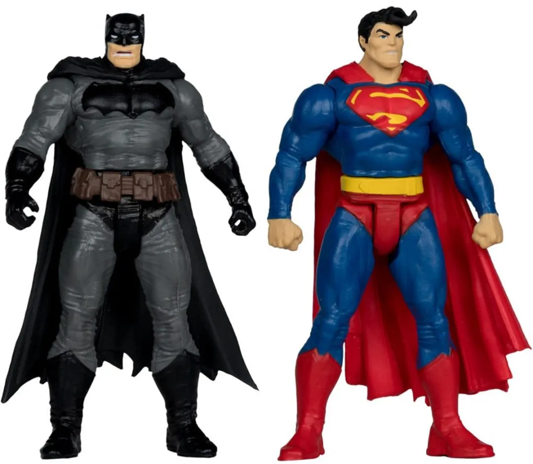 McFarlane Toys Page Punchers Batman & Son of Batman & Superman & Joker 4-Pack - 7cm - MCF15963