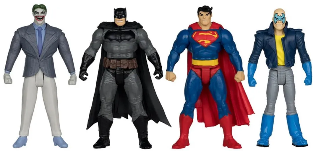 McFarlane Toys Page Punchers Batman & Son of Batman & Superman & Joker 4-Pack