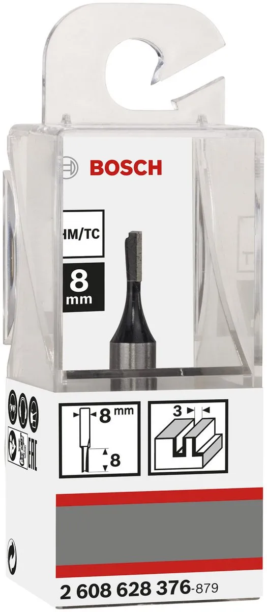 Bosch Vingerfrezen 8x3x51mm - Hout/Multiplex - afbeelding 6 van 6