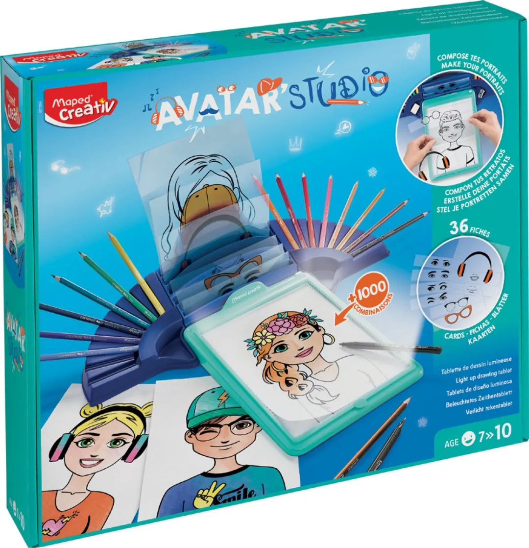 Maped Avatar Studio Tekenset - Zwart