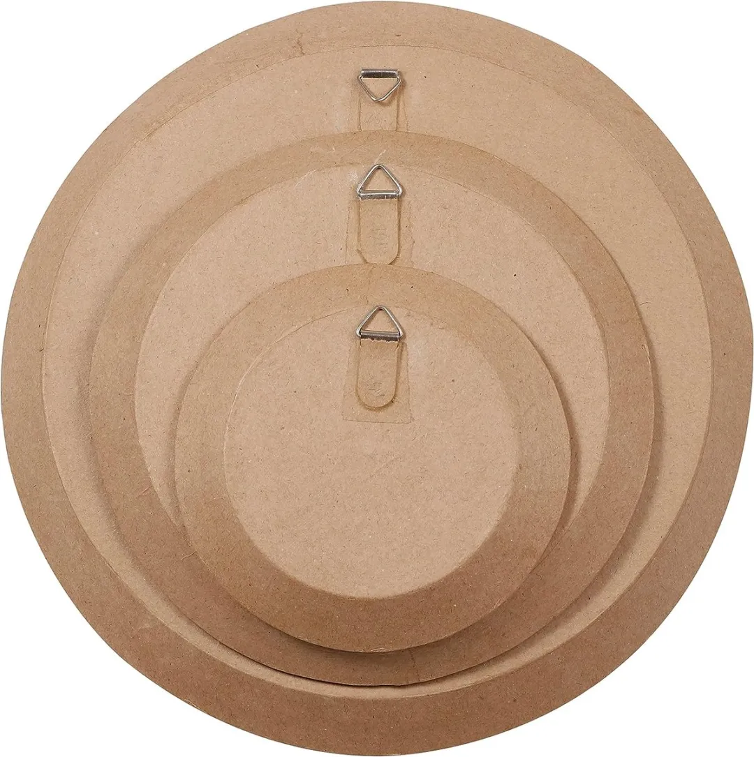 Decopatch Ronde Schalen - 3 Stuks Kraft