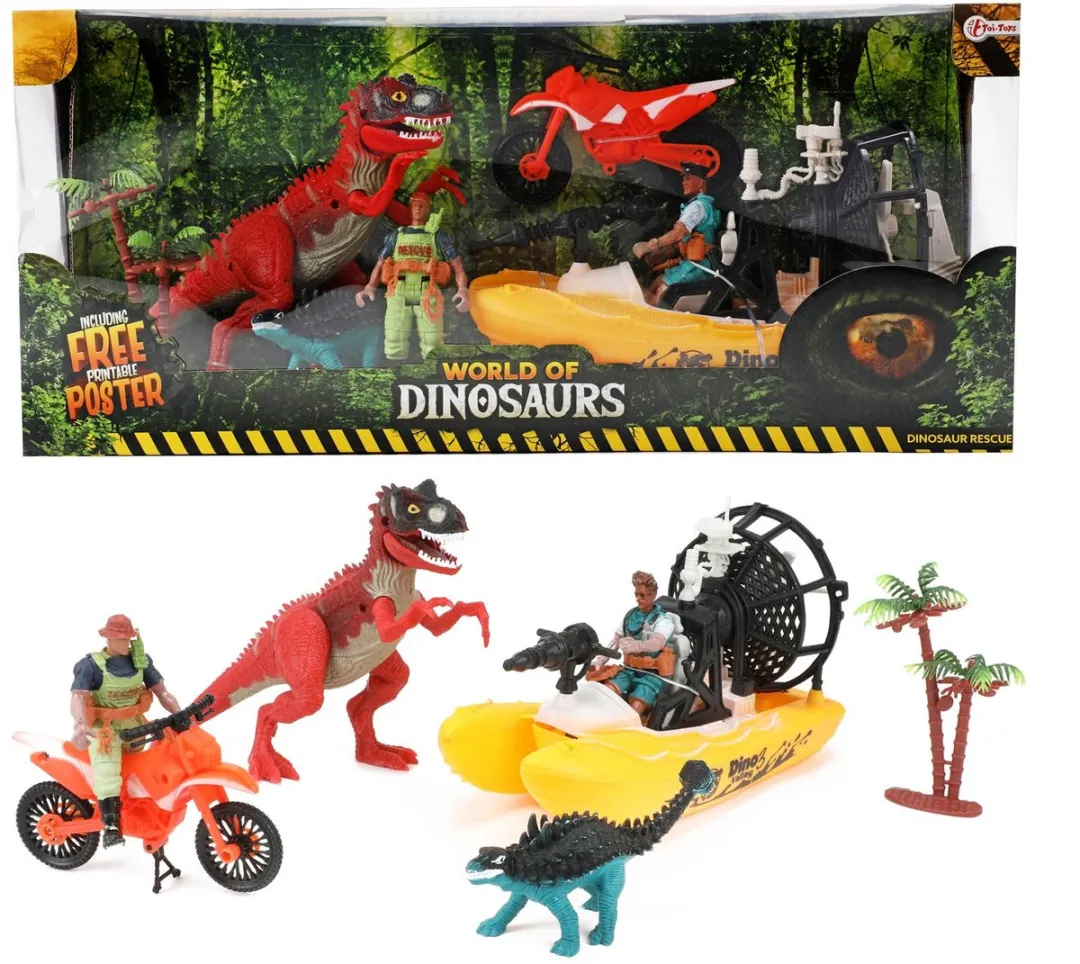 Toi-Toys World Of Dinosaurs Junior Speelset 7-delig