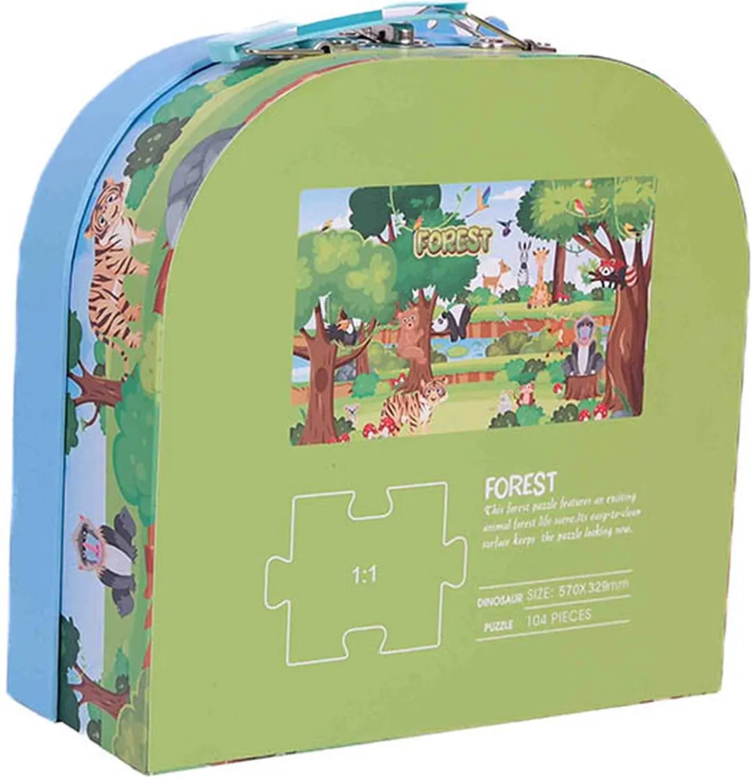 PIA Soft Toys Bos Puzzel Box 104 Stuks - 57x32.9cm Multi