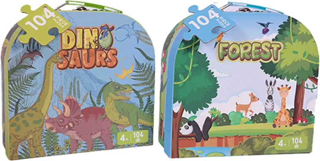 PIA Soft Toys Bos Puzzel Box 104 Stuks - 57x32.9cm Multi