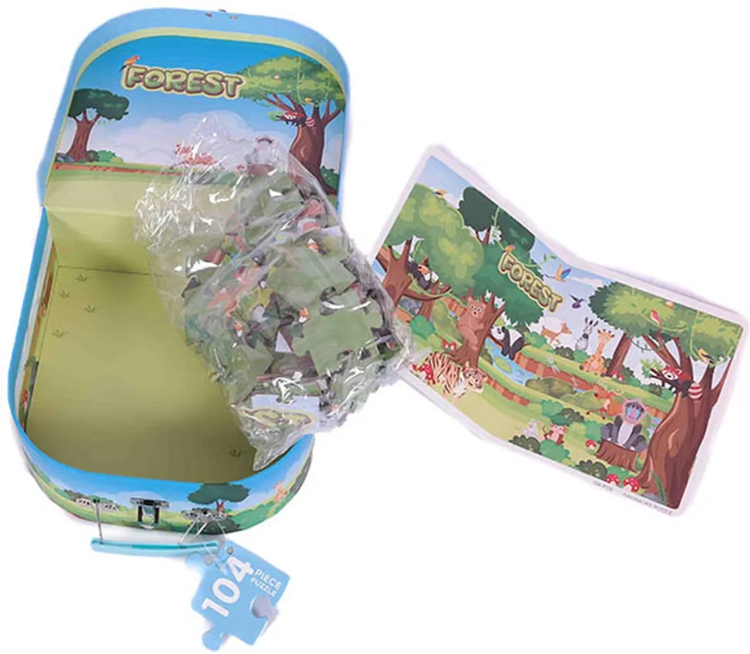 PIA Soft Toys Bos Puzzel Box 104 Stuks