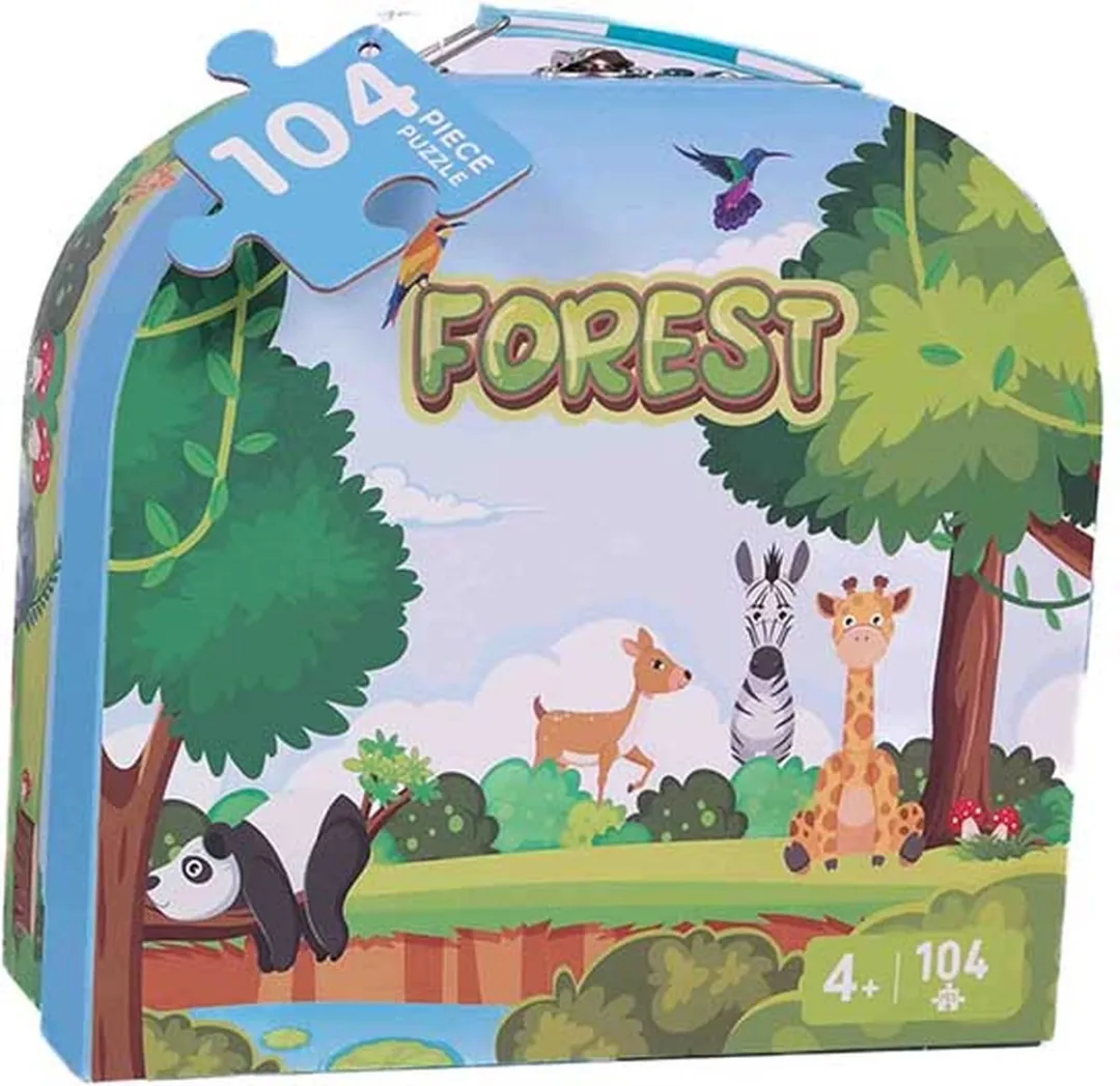 PIA Soft Toys Bos Puzzel Box 104 Stuks - 57x32.9cm Multi