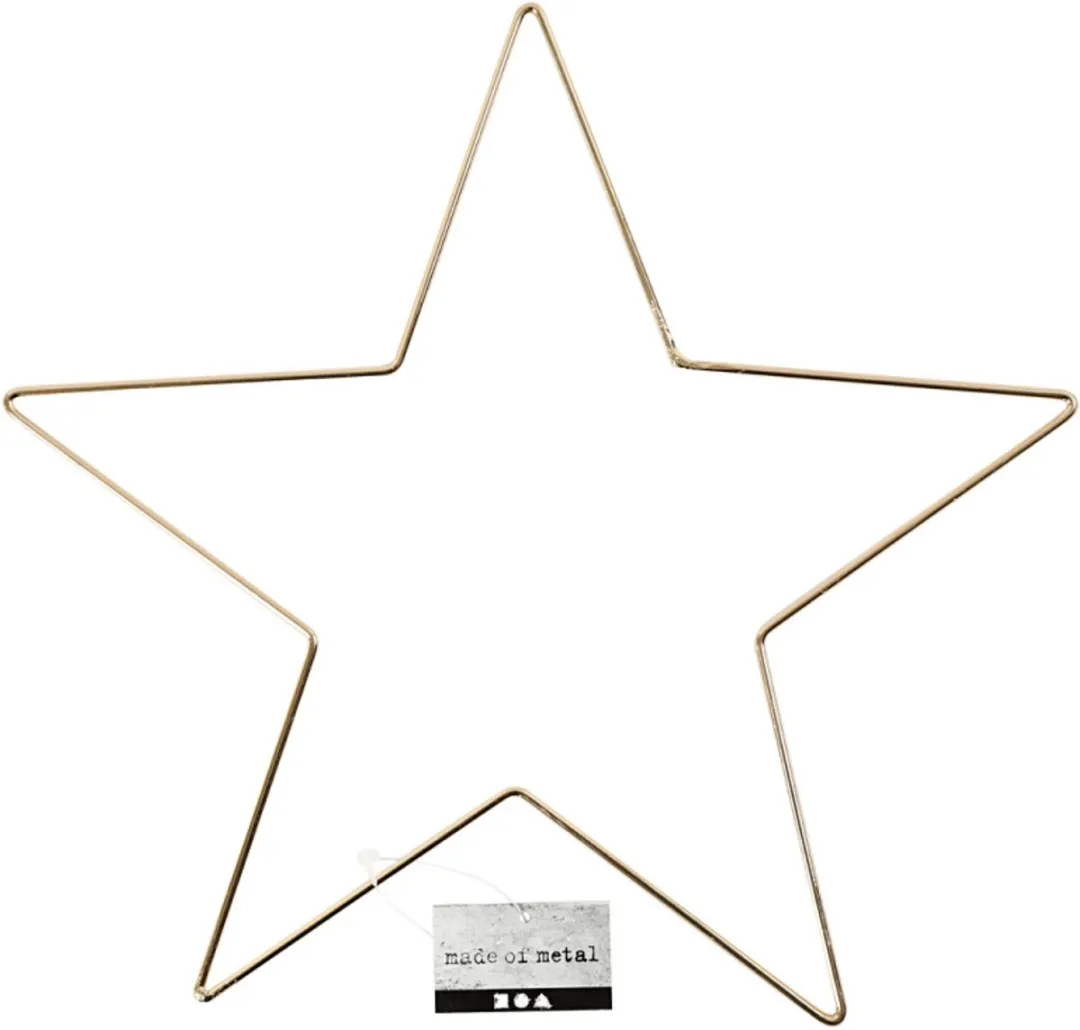 Creativ Company Metalen Ster 30cm - Goud