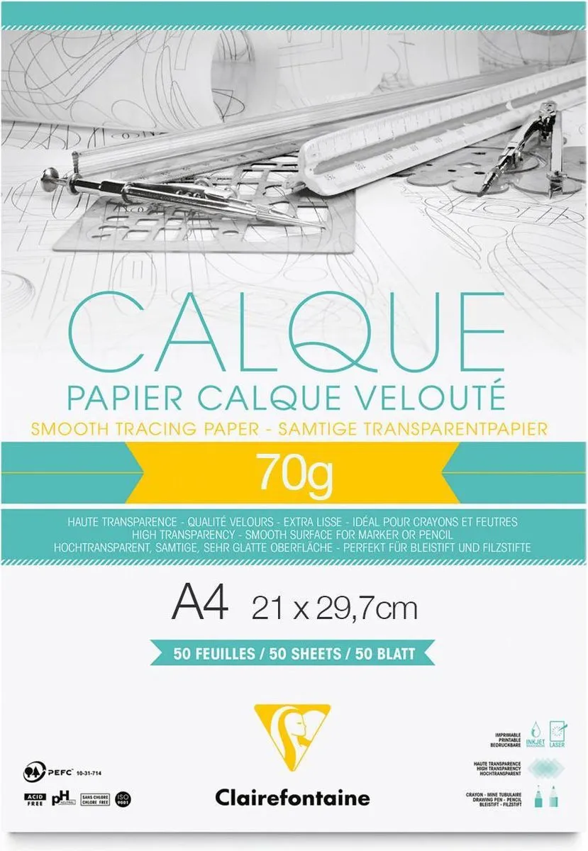 Clairefontaine Calque Overtrekpapier A4