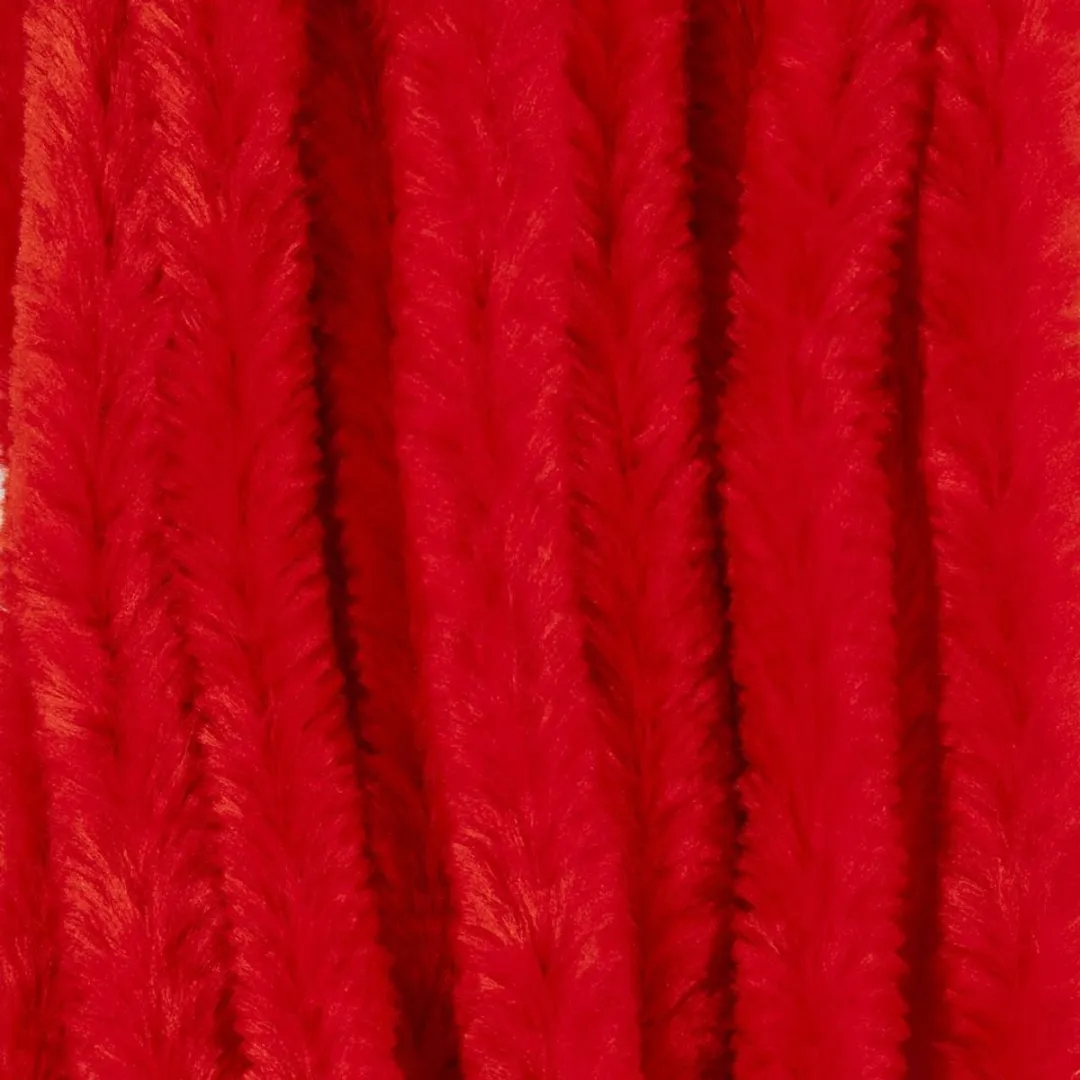Creativ Company Chenilledraad Rood 15mm - 15 Stuks