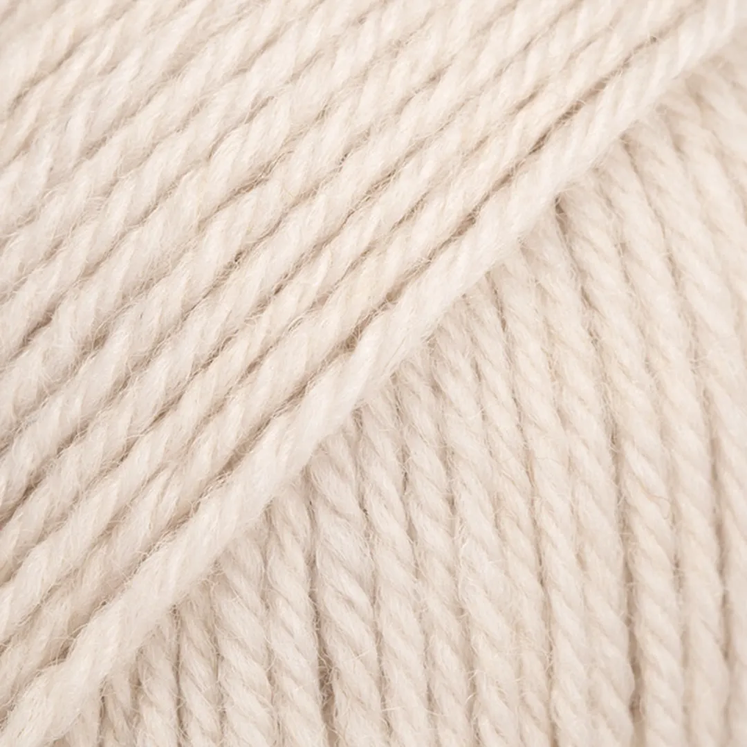 Drops Fiesta Uni Colour Wol Garen Lichtbeige