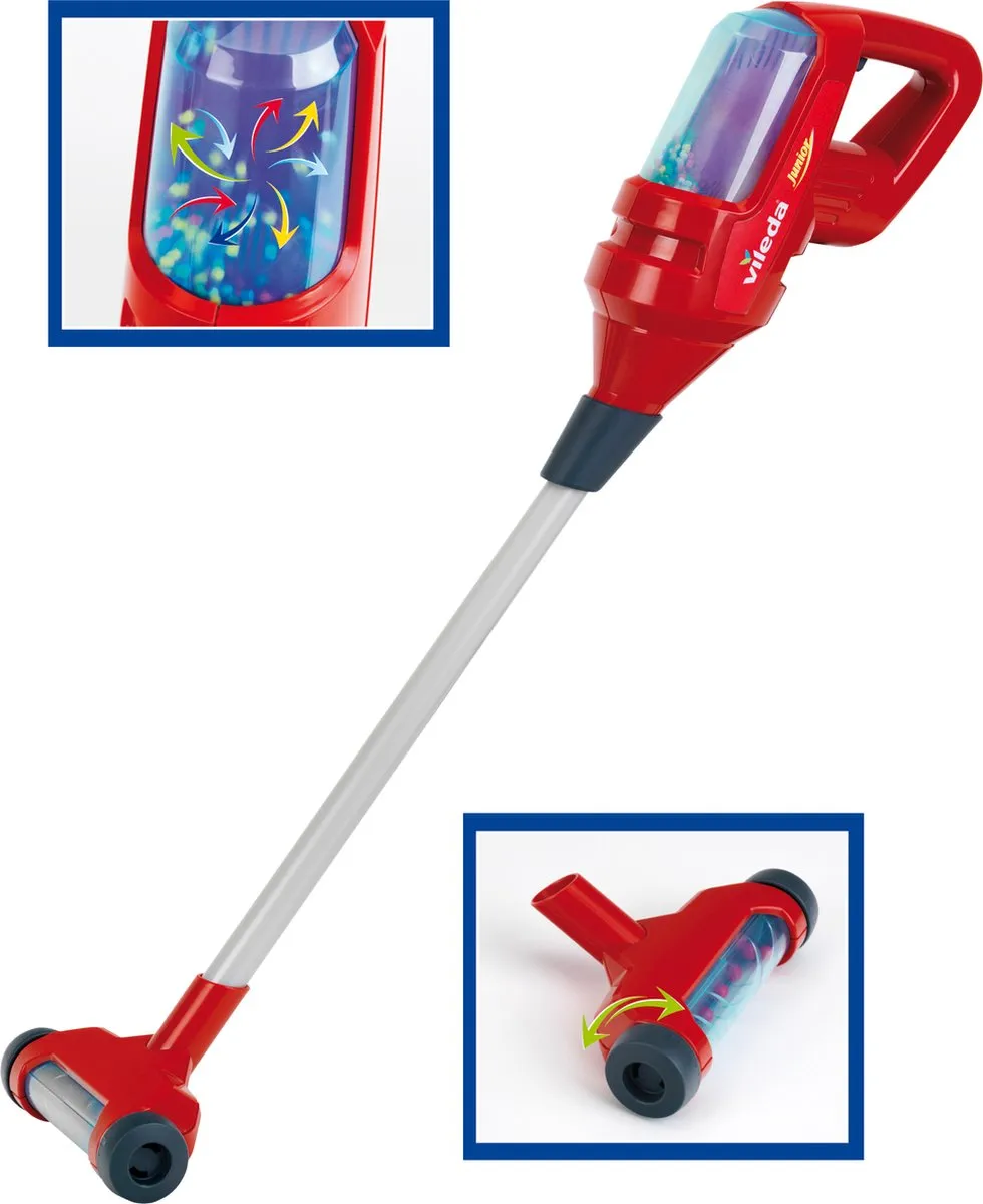 Klein Toys Vileda Schoonmaakwagen 3-in-1 - Rood