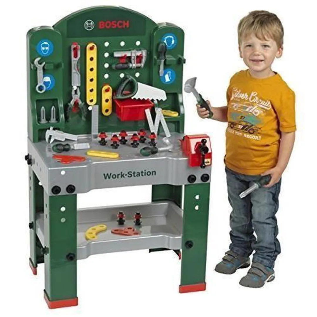 Klein Toys Bosch Mini Speelgoedwerkbank 44 Onderdelen - Groen