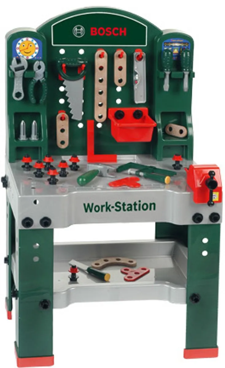 Klein Toys Bosch Mini Speelgoedwerkbank 44 Onderdelen - Groen