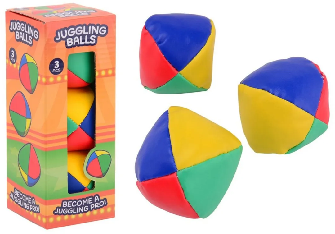 Johntoy Jongleerballen 23 - 3 Stuks - Multi