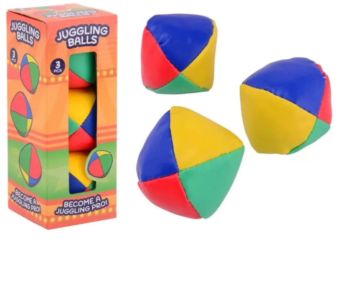 Johntoy Jongleerballen 23 - 3 Stuks - Multi