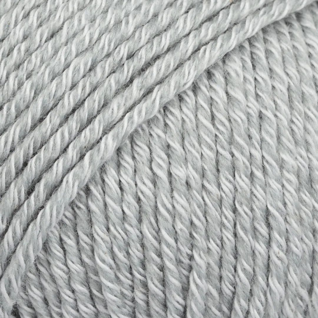 Drops Cotton Merino Uni Colour Wol/Katoen Garen Lichtgrijs