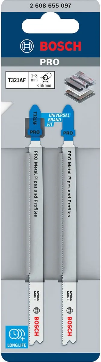 Bosch PRO T321AF Decoupeerzaagblad Metaal