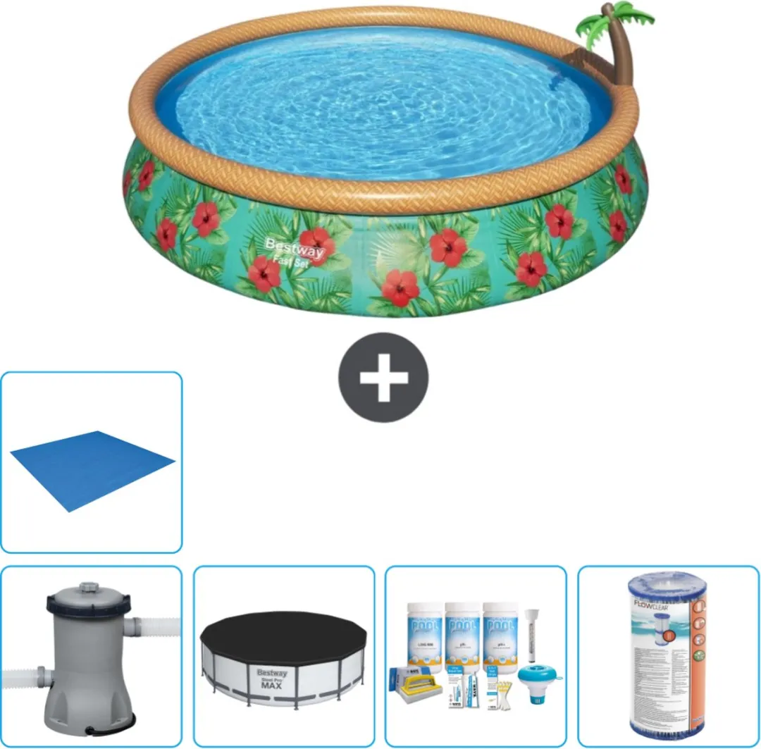 Bestway Fast Set Rond Zwembad 457x84cm