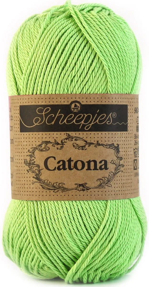 Scheepjes Catona 513 Apple Granny Wol - 25g