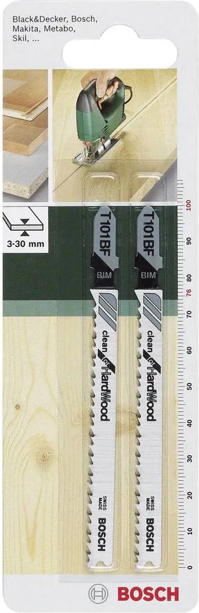 Bosch T 101 BF Clean Decoupeerzaagblad - Hout