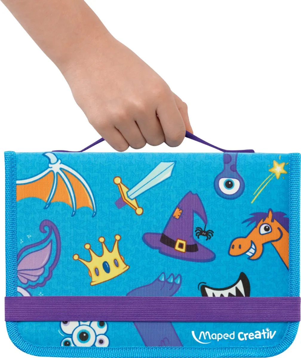Maped Travel Board Ridders & Prinsessen Magnetisch Bord - Meerkleurig